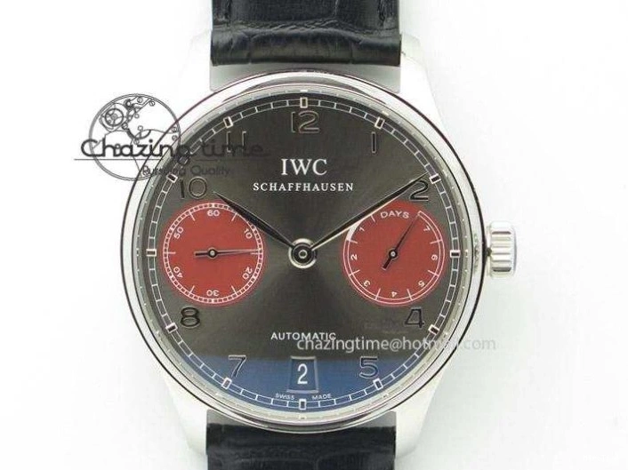 MIROTIME 0325 Portuguese Chrono IW371609 ZF 1:1 Best Edition Black Dial on Black Leather Strap A SmartChoice 7100